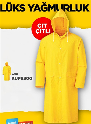 KUPA LÜX YAĞMURLUK SARI